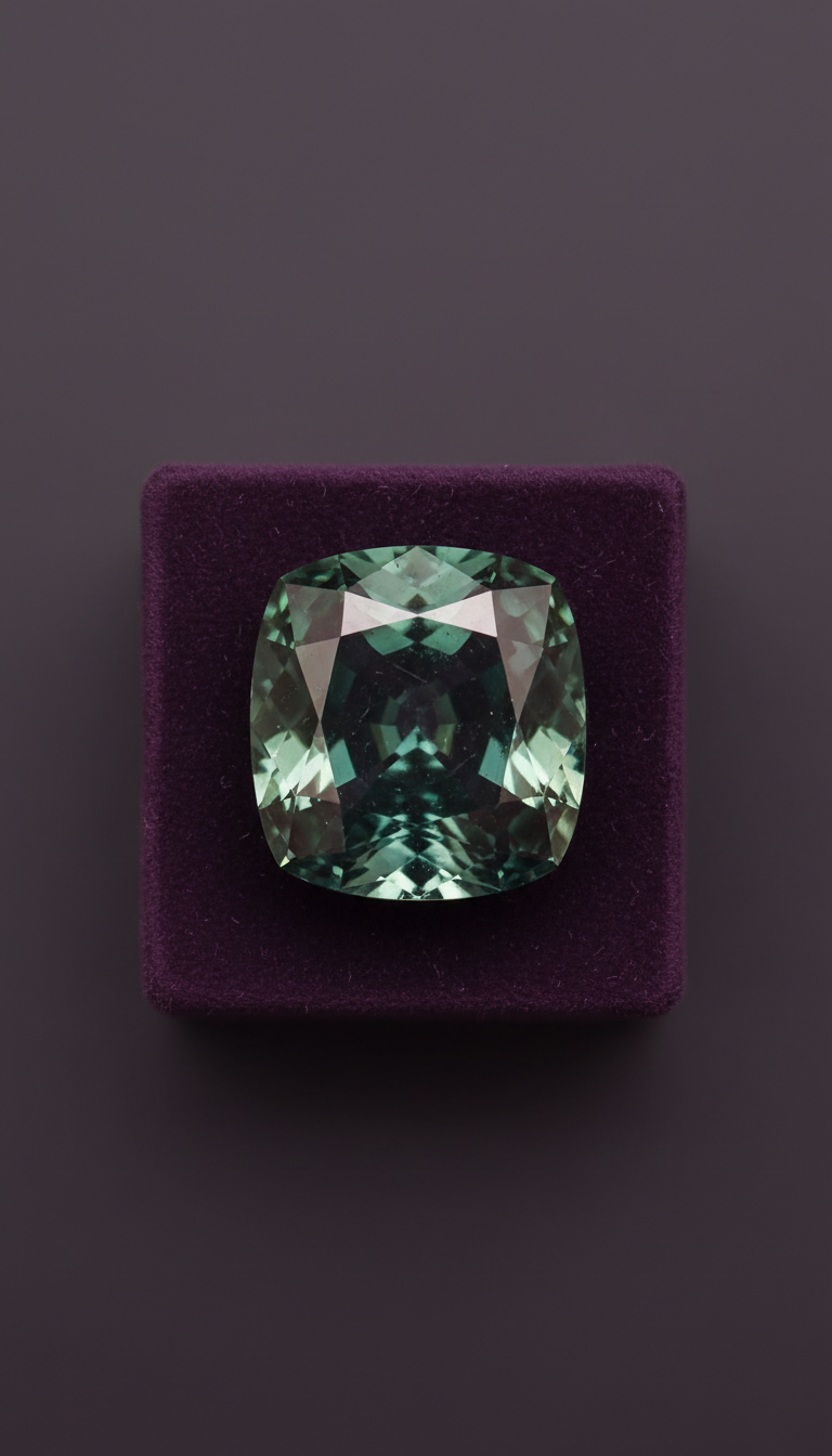 Alexandrite gemstone dramatic color change