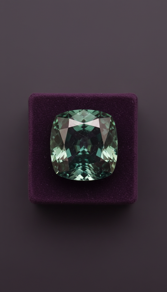 Alexandrite gemstone dramatic color change
