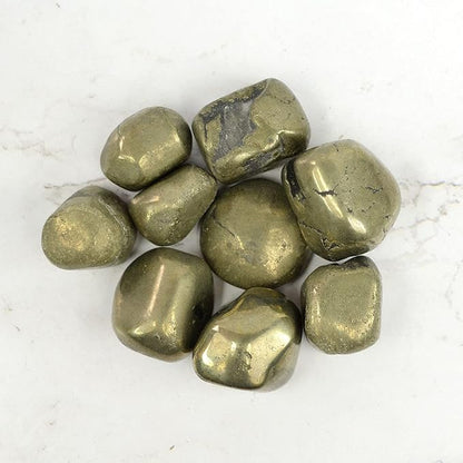 Pyrite Crystals Raw Tumble| 100g