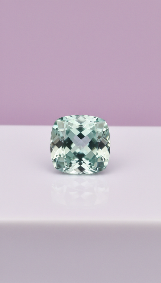 Aquamarine Cushion Cut Loose Gemstone