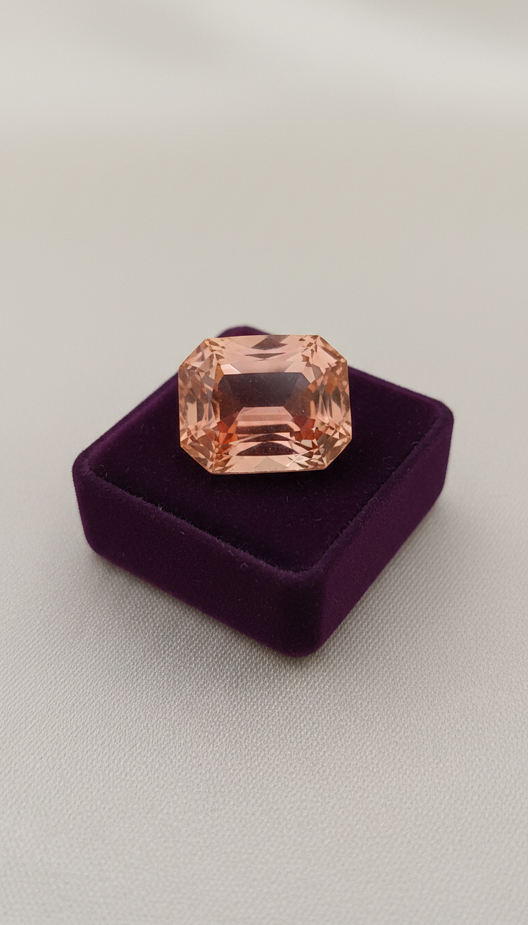 Padparadscha sapphire rare oval cut