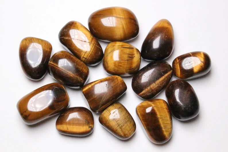 Tiger's Eye Tumbled stone  | 100gm